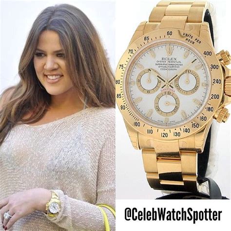 khloe kardashian rolex